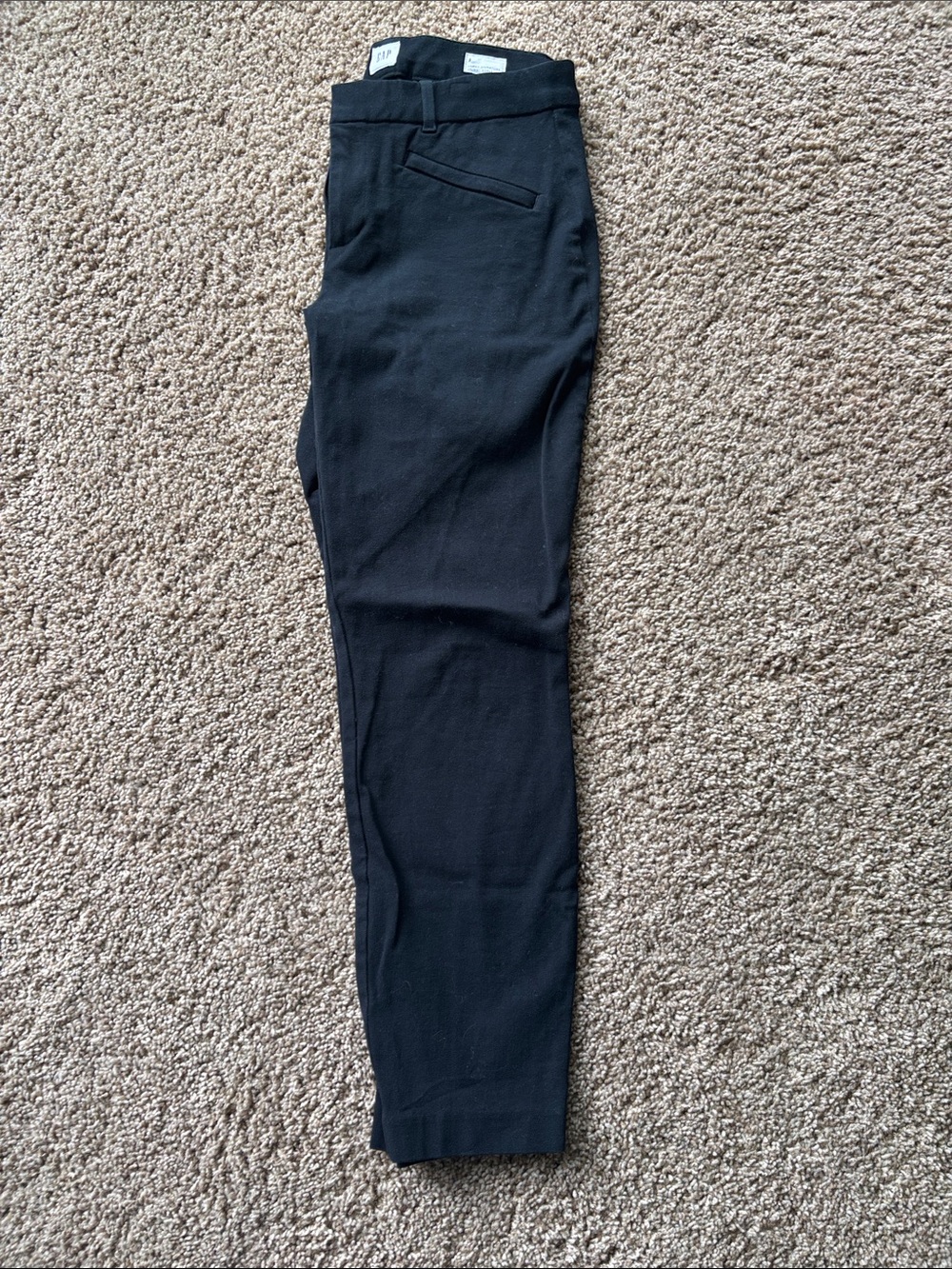 GAP Black Cropped Ankle Pants - Slim Tapered Fit